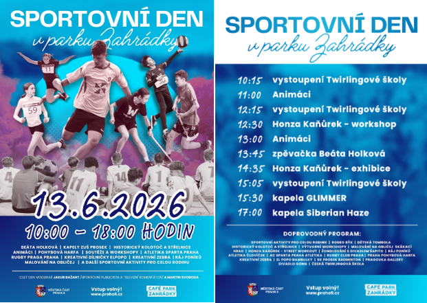 Sportovní den v Parku Zahrádky