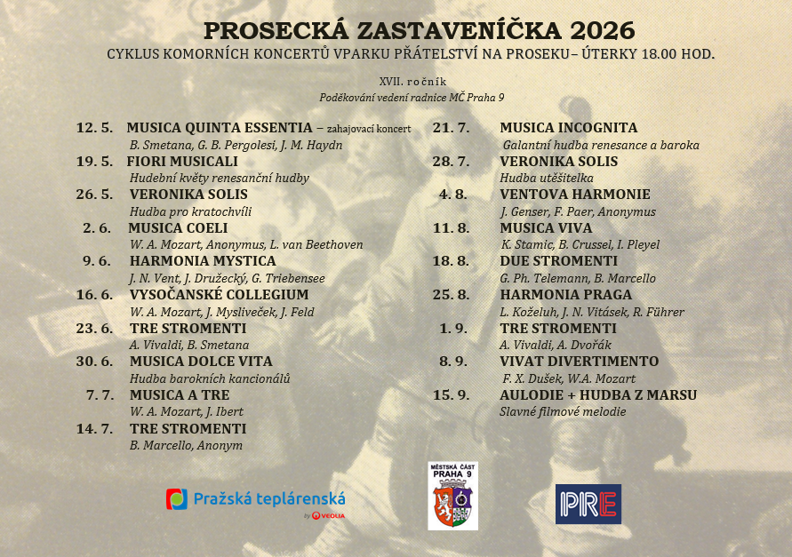 Prosecká zastaveníčka 2026