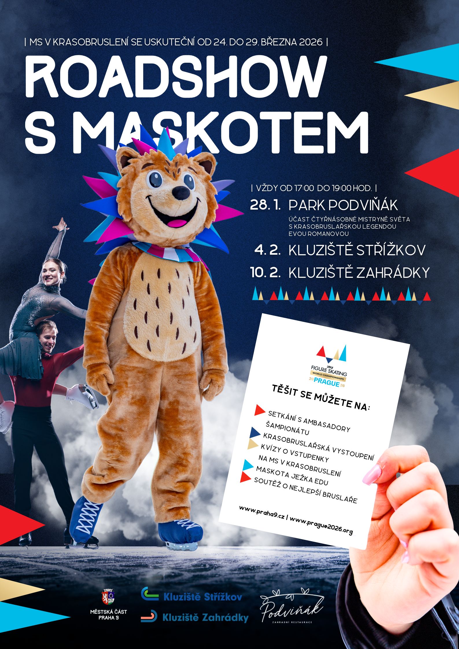 Roadshow s maskotem