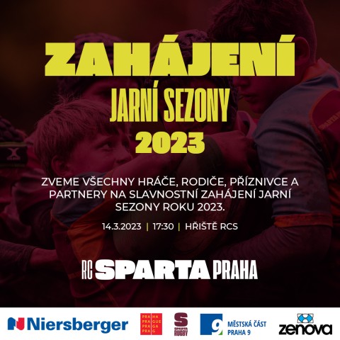 Malí sparťané zahajují jarní sezonu rugby Zahájení jarní sezóny Rugby Sparta