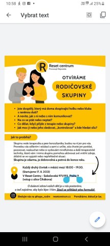 foto rodičovská skupiny