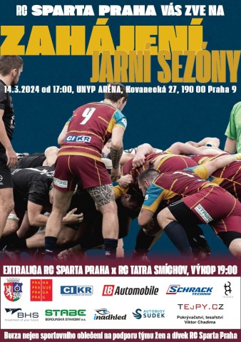 Po náročné zimní přípravě se ragbisté Sparty vrací zpět na travnaté hřiště
