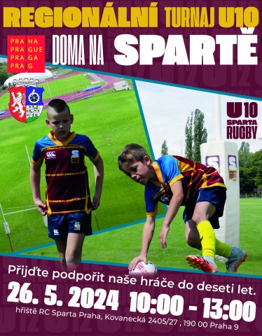 Malí ragbisté se tuto neděli předvedou na hřišti Sparty Děti sportují a baví se celá rodina - to je ragby