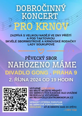 Dobročinný koncert pro Krnov/sbor Nahozeno máme