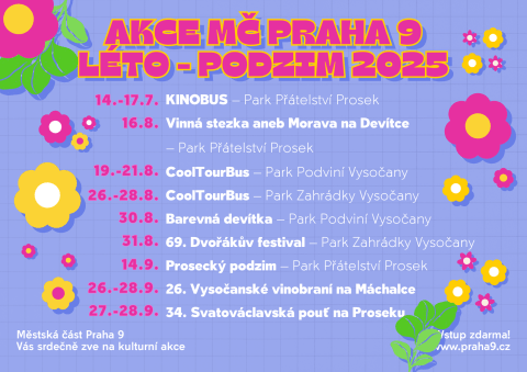 Akce v létě a na podzim 2025