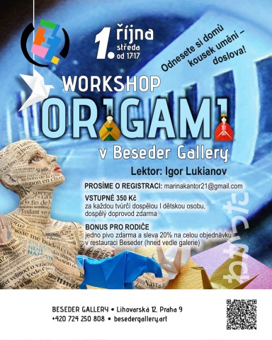 Origami workshop pro děti