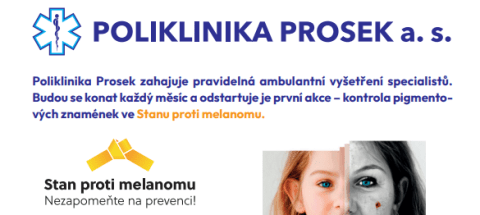 Poliklinika Prosek zahajuje pravidelná ambulantní vyšetření specialistů