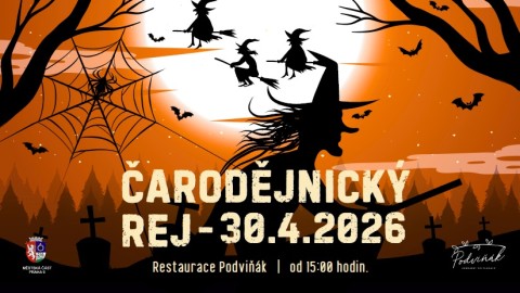 Čarodějnický rej 30.4.2026 v Podviní
