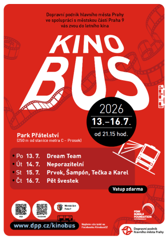 Plakát Kinobus Praha 9 - 2026