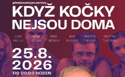 představení pro seniory - srpen 2026