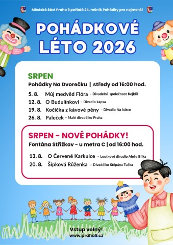 Pohádkové léto na Praze 9 - 2026