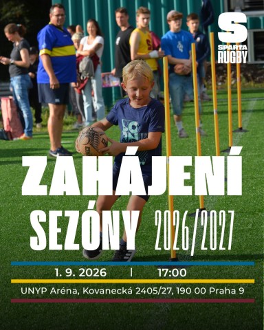 Přijďte s námi odstartovat novou sezonu – a třeba rovnou i svoji rugbyovou kariéru! 🏉