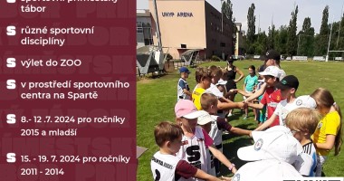 Chceš zkusit hrát ragby za Spartu? Začni na příměstském kempu a poznej skvělou partu.