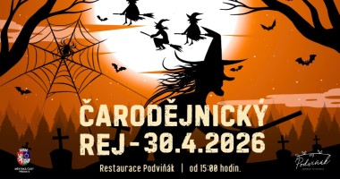 Čarodějnický rej 30.4.2026 v Podviní